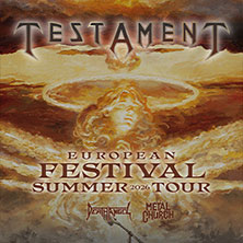 Testament + Supports: Death Angel & Metal Church 12.08.2026 Eventhall-Airport
