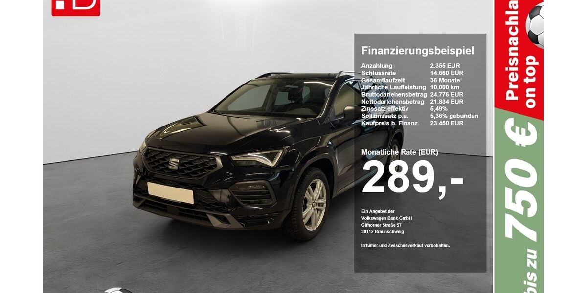Seat Ateca 69.894 km 23.450 &euro; Regensburg 93055