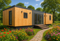 Sofort verfügbares Fertighaus Mobilheim Tinyhaus Tinyhouse mit PV-Vorrichtung I 50m² I 1 SchlafZimmer