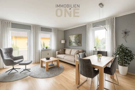 Helle 3-Zimmer-Wohnung mit Südbalkon und Einzelgarage