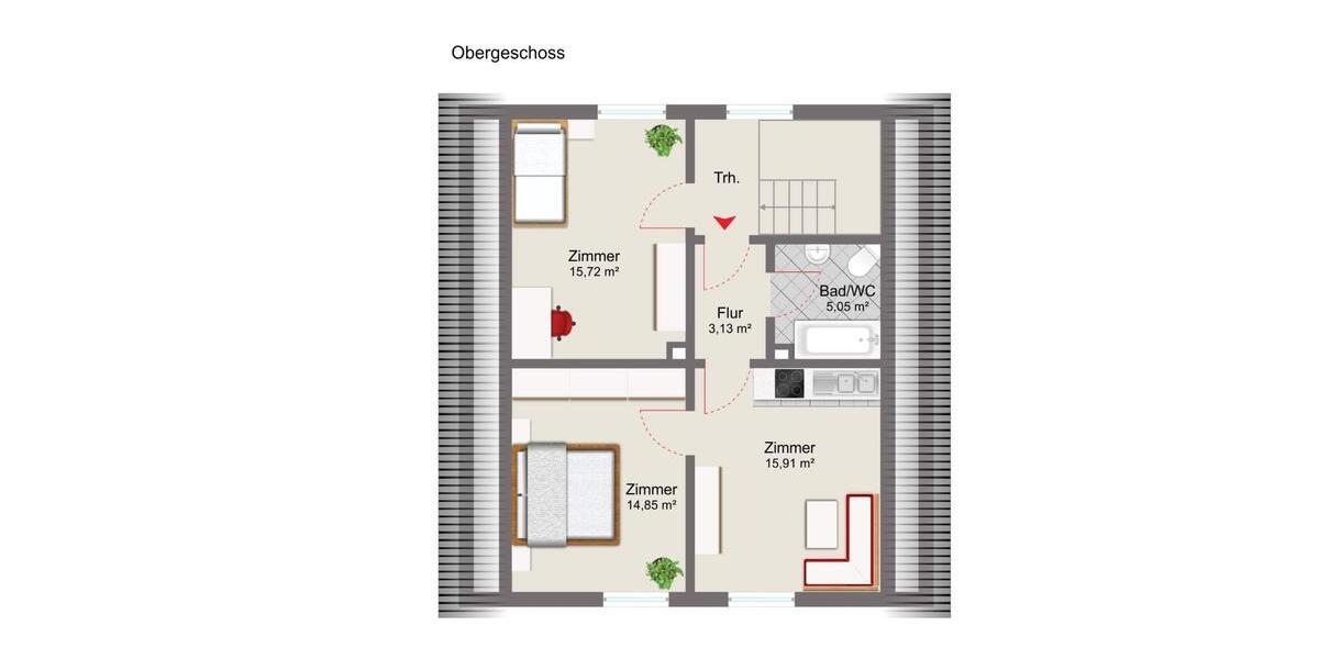Einfamilienhaus Wald - 6 Zimmer, 112 m&sup2;, 1.500&euro; | Angebot:26411148