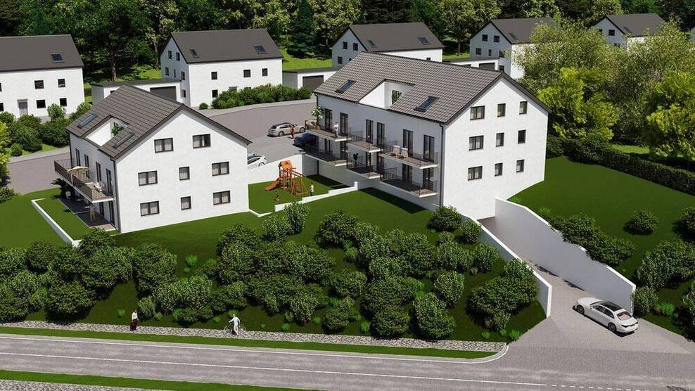 Neubau 3-Zimmer-GartenWohnung in Bauweise KfW 55