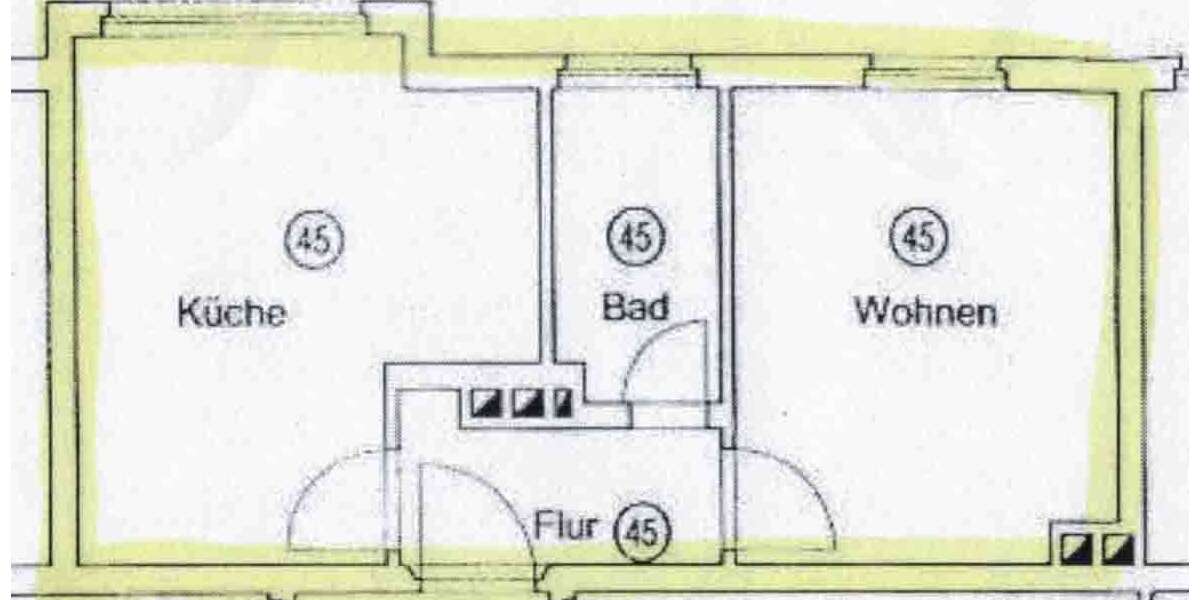 Wohnung zum Kaufen in Regensburg 115.000 € 35 m² 2 zimmer
