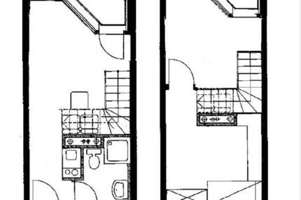 Helle, offene Maisonette-Wohnung mit Balkon im Kasernenviertel 2 zimmer