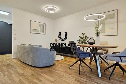 EG-03| Möblierte 2-Zimmer-Wohnung mit EBK und Süd-West-Terrasse im Palais Candis. Frei ab 01.02. 2 zimmer