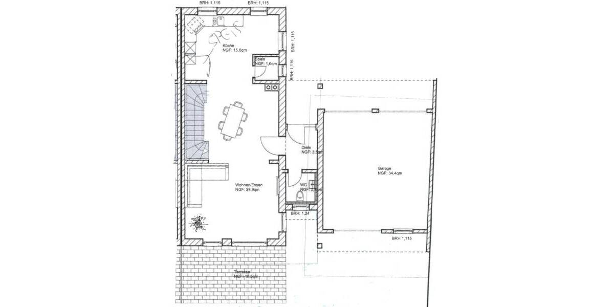 Doppelhaushälfte Sünching - 4 Zimmer, 138 m&sup2;, 1.250&euro; | Angebot:26247334