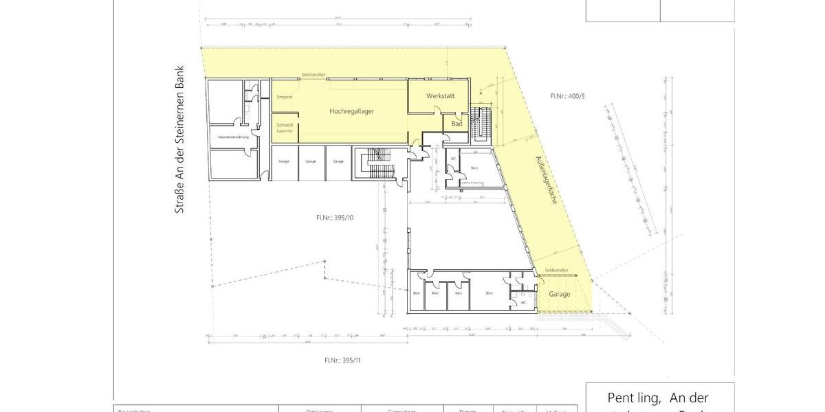 Gewerbehalle mit Werkstatt zimmer