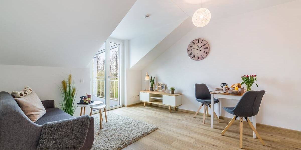 Etagenwohnung Wörth a.d. Donau Oberachdorf - 2 Zimmer, 38 m&sup2;, 236.900&euro; | Angebot:25770596