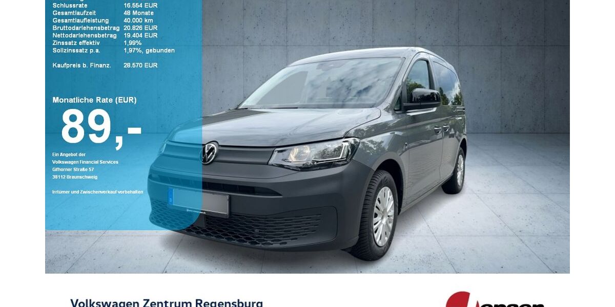 VW Caddy 6.900 km 28.570 &euro; Regensburg 93053