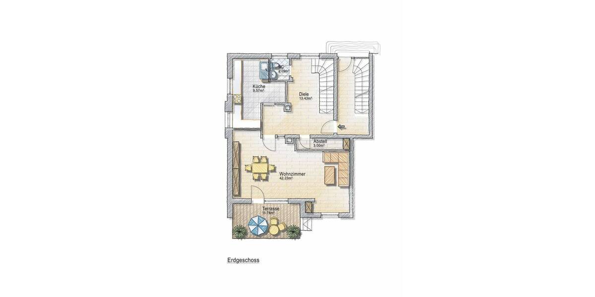 Doppelhaushälfte Zeitlarn Laub - 5 Zimmer, 194 m&sup2;, 746.000&euro; | Angebot:26863233