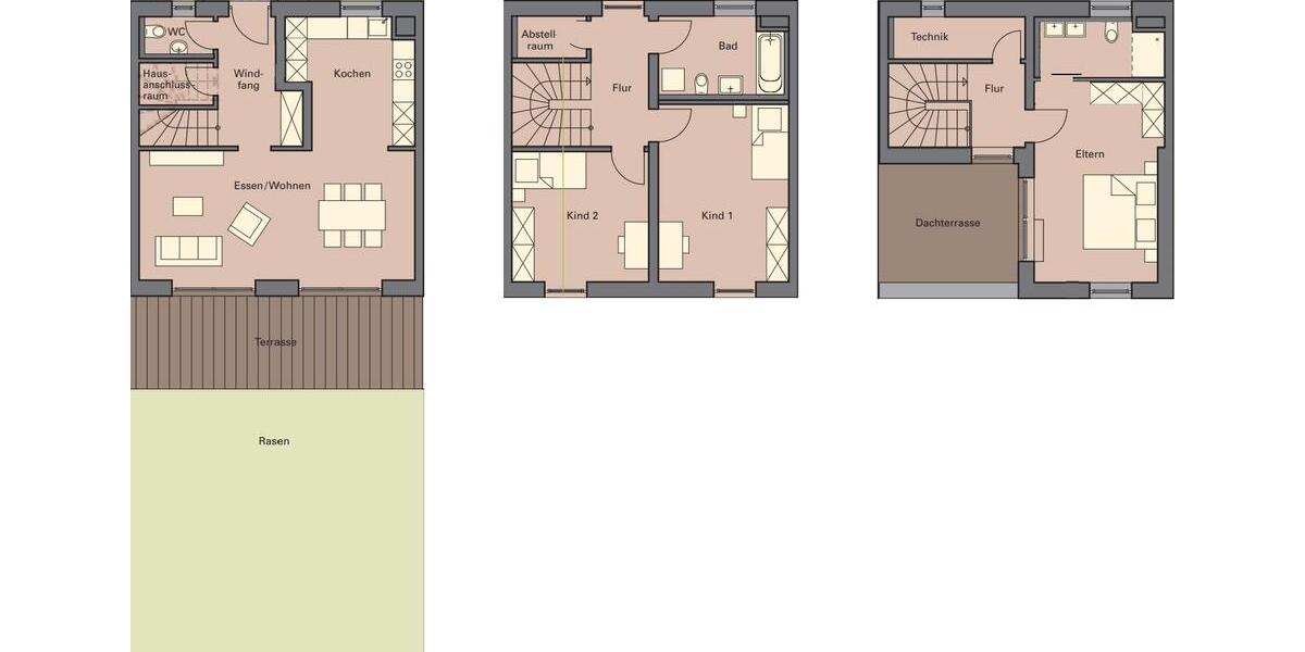 Reihenhaus Regensburg Brandlberg - 4 Zimmer, 129 m&sup2;, 679.000&euro; | Angebot:26820736
