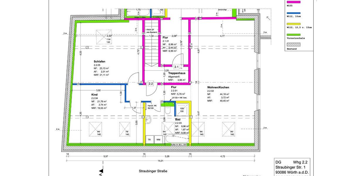 Dachgeschoßwohnung Wörth an der Donau - 3 Zimmer, 94 m&sup2;, 1.000&euro; | Angebot:26337915