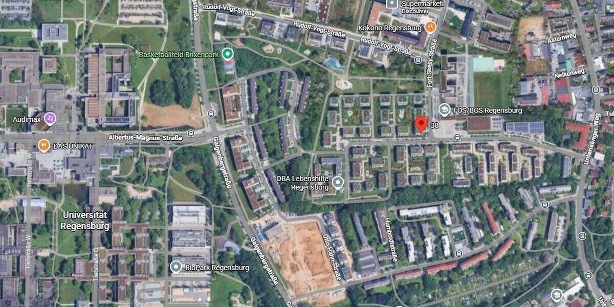 Etagenwohnung Regensburg Galgenberg - 2 Zimmer, 419.000&euro; | Angebot:26276375