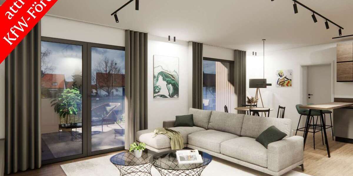 Etagenwohnung Pentling - 2 Zimmer, 62 m&sup2;, 399.000&euro; | Angebot:23488496