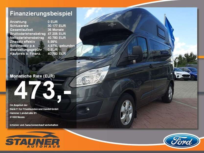 Ford Transit Custom 92.700 km 39.980 € Neustadt a. d. Donau 93333