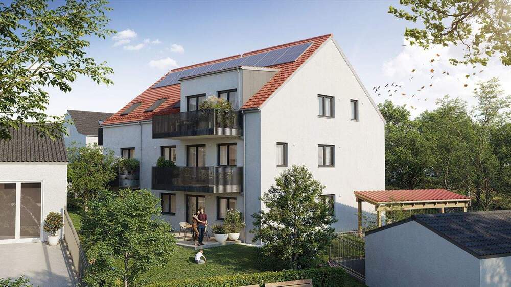 Etagenwohnung Regensburg Kumpfmühl-Ziegetsdorf-Neuprüll - 3 Zimmer, 85 m&sup2;, 567.800&euro; | Angebot:24401734