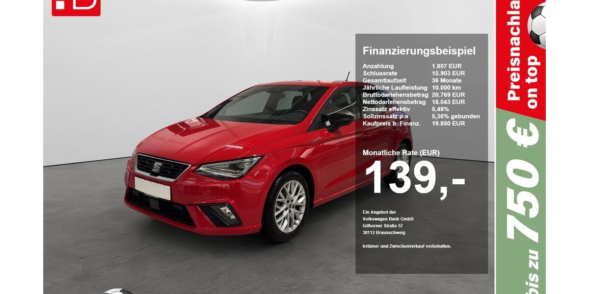 Seat Ibiza 15.199 km 18.950 &euro; Regensburg 93055