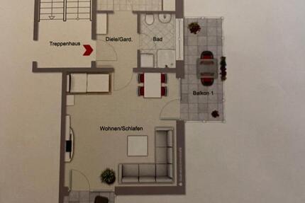 Wohnung Kelheim - 1 Zimmer, 51 m&sup2;, 600&euro; | Angebot:26287016