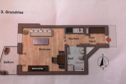 Wohnung Bad Abbach - 1 Zimmer, 30 m&sup2;, 125.000&euro; | Angebot:25793997