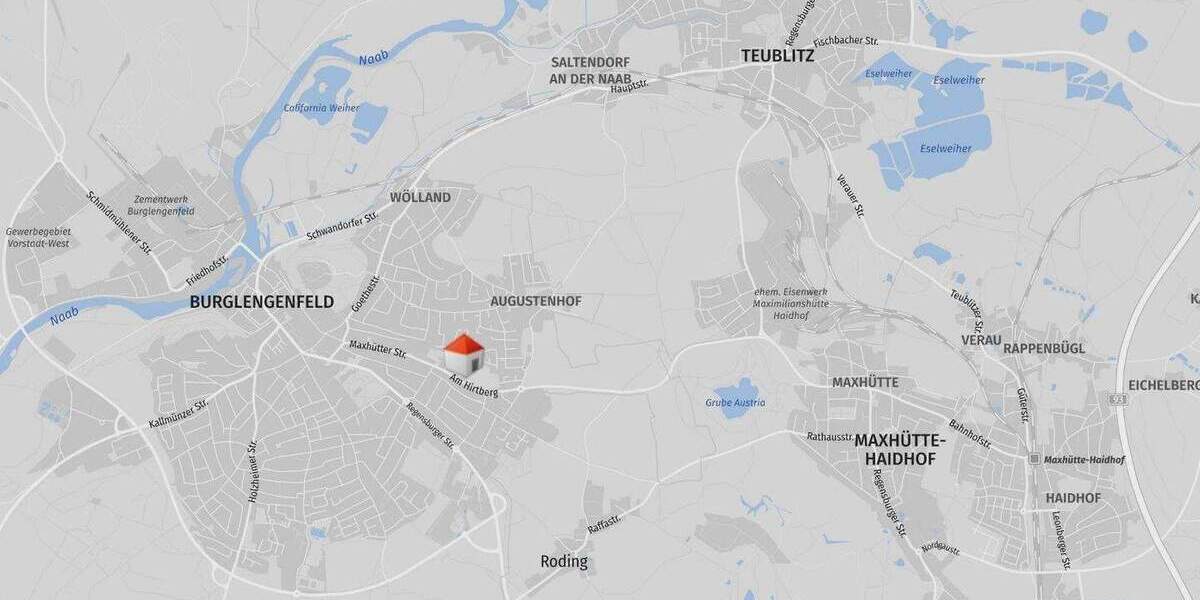 Etagenwohnung Burglengenfeld Augustenhof - 3 Zimmer, 81 m&sup2;, 866&euro; | Angebot:25670730