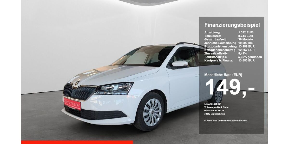 Skoda Fabia 60.545 km 13.650 &euro; Regensburg 93055