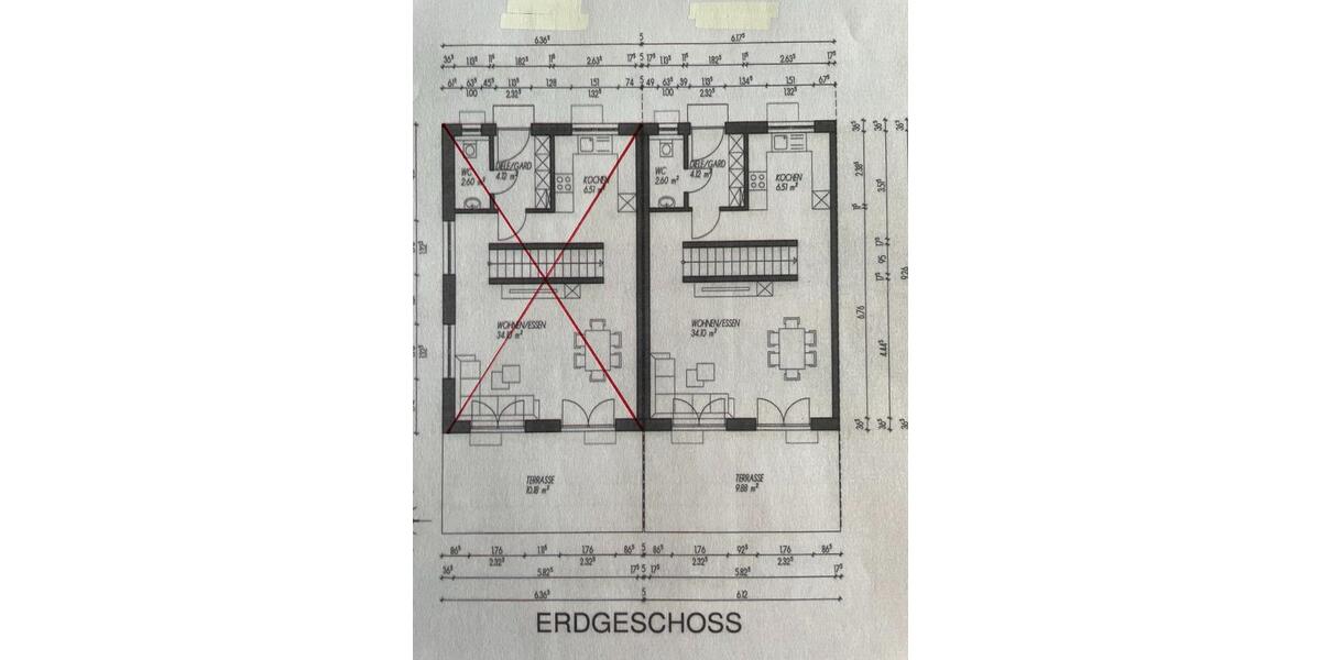 Reihenhaus Obertraubling - 6 Zimmer, 125 m&sup2;, 1.550&euro; | Angebot:25717931