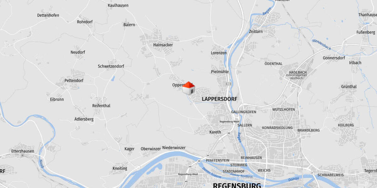 Etagenwohnung Lappersdorf Oppersdorf - 3 Zimmer, 83 m&sup2;, 339.000&euro; | Angebot:25909223