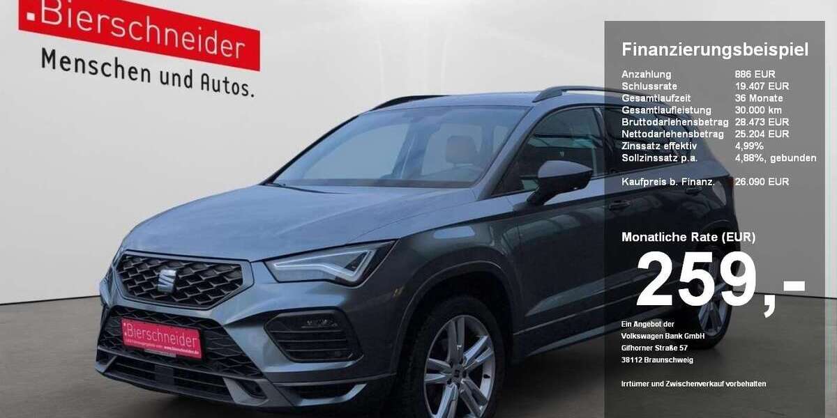 Seat Ateca 38.776 km 26.090 &euro; Regensburg 93055