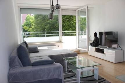 Schöne, ruhige 2-Zimmer Wohnung, Südbalkon mit Blick ins Grüne 2 zimmer