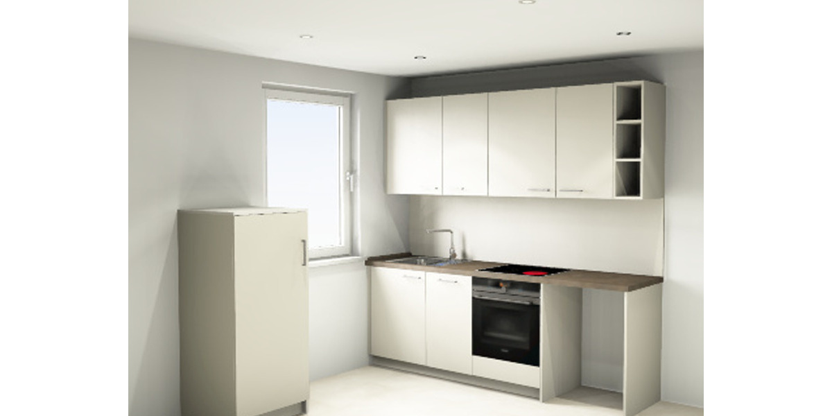 Etagenwohnung Regensburg Innenstadt - 2 Zimmer, 43 m&sup2;, 940&euro; | Angebot:26092399