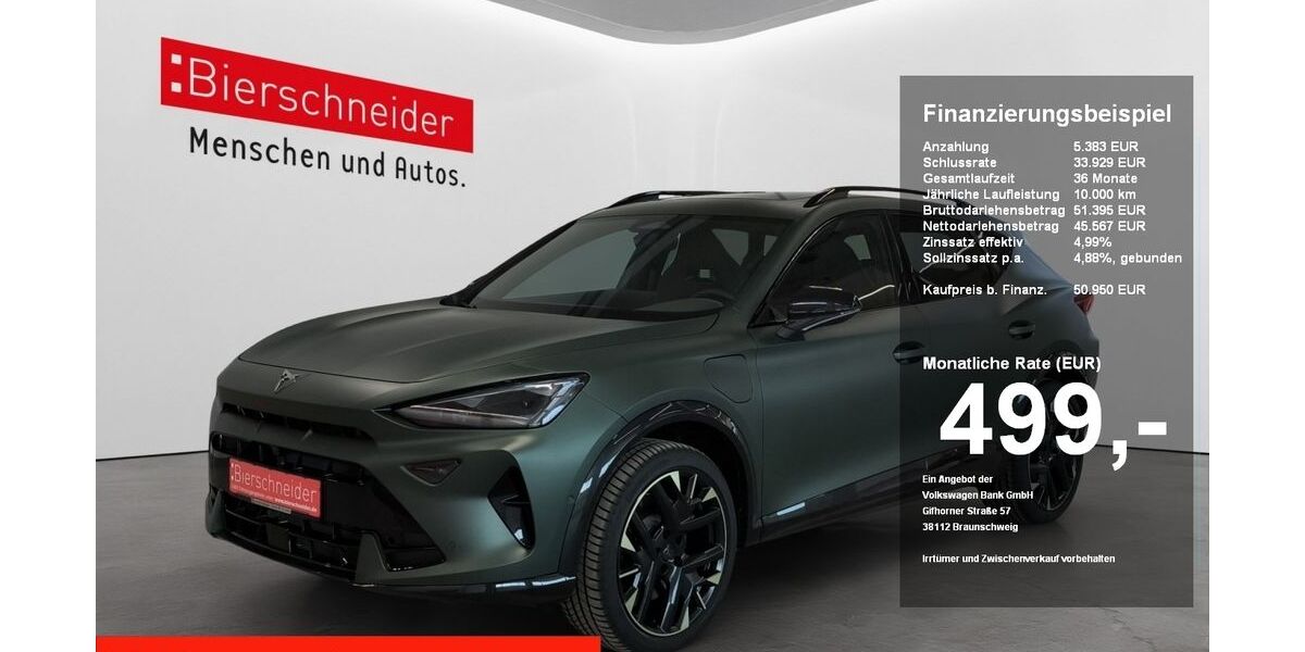 Cupra Formentor 2.500 km 50.750 &euro; Regensburg 93055