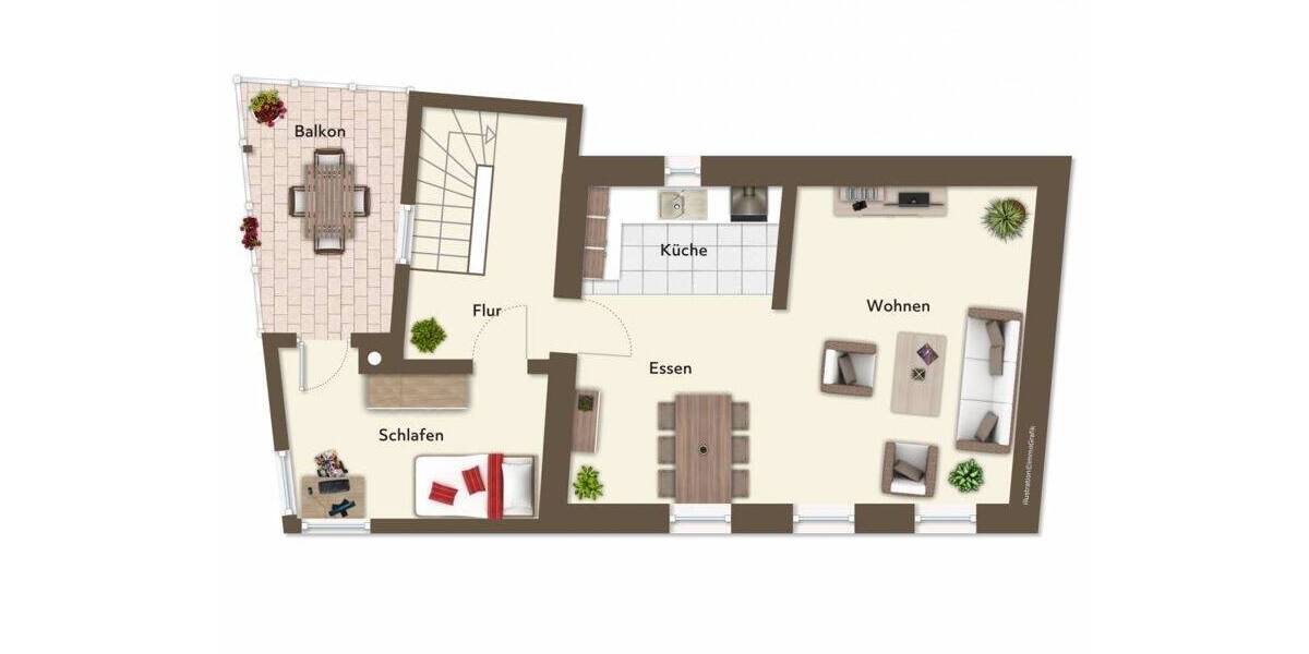 Etagenwohnung Burglengenfeld - 3 Zimmer, 105 m&sup2;, 229.000&euro; | Angebot:25702656