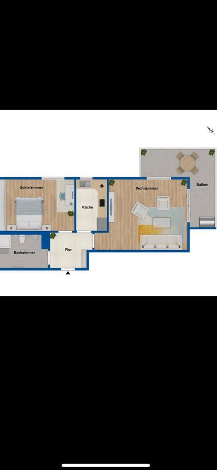 Moderne 2-Zimmer-Wohnung mit Stellplatz in Neustadt a. d. Donau