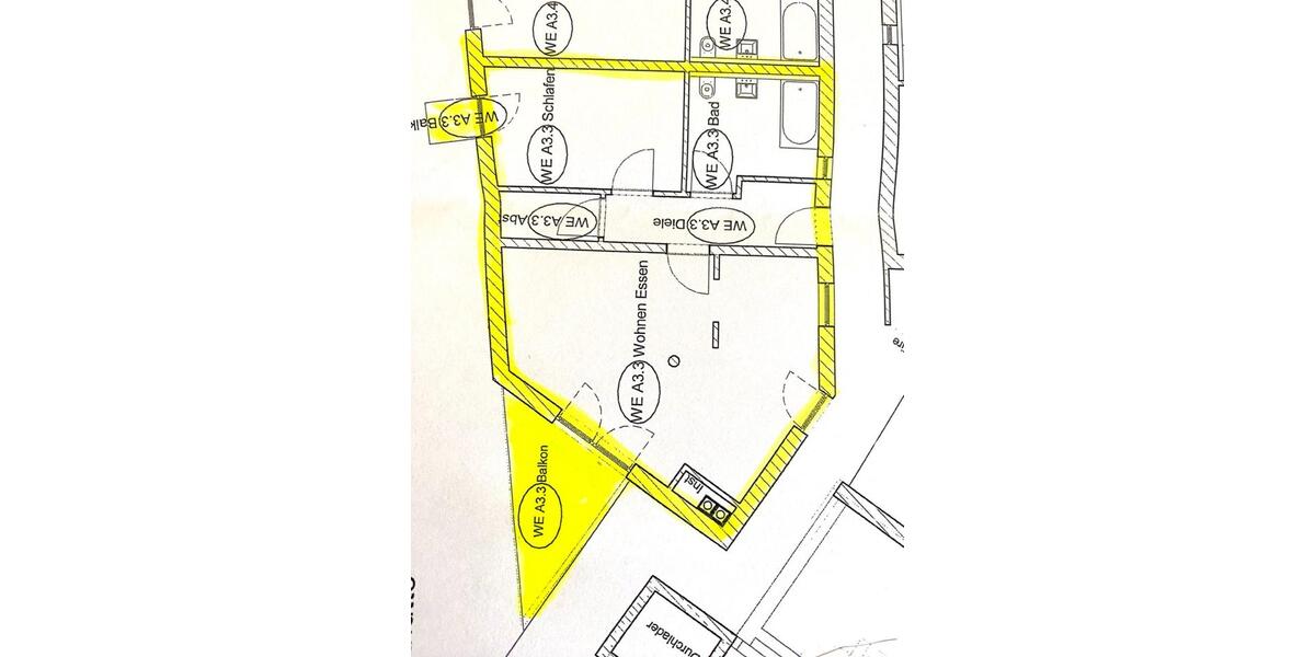 Etagenwohnung Maxhütte-Haidhof Haidhof - 2 Zimmer, 67 m&sup2;, 239.000&euro; | Angebot:26450955