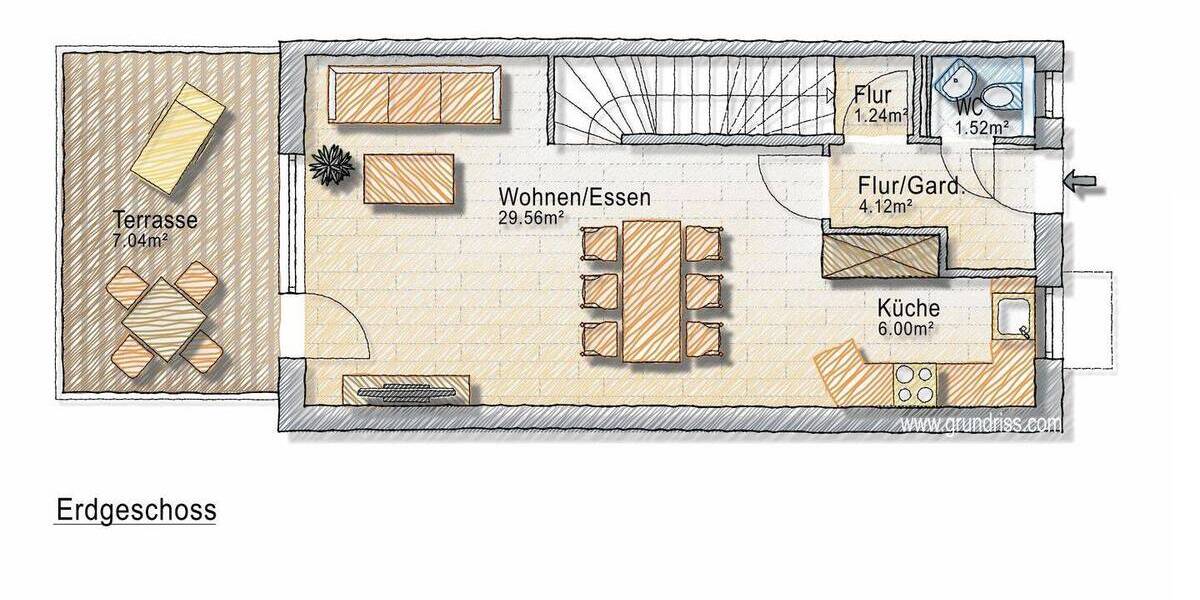 Doppelhaushälfte Regensburg Sallern-Gallingkofen - 4 Zimmer, 121 m&sup2;, 749.000&euro; | Angebot:26930125