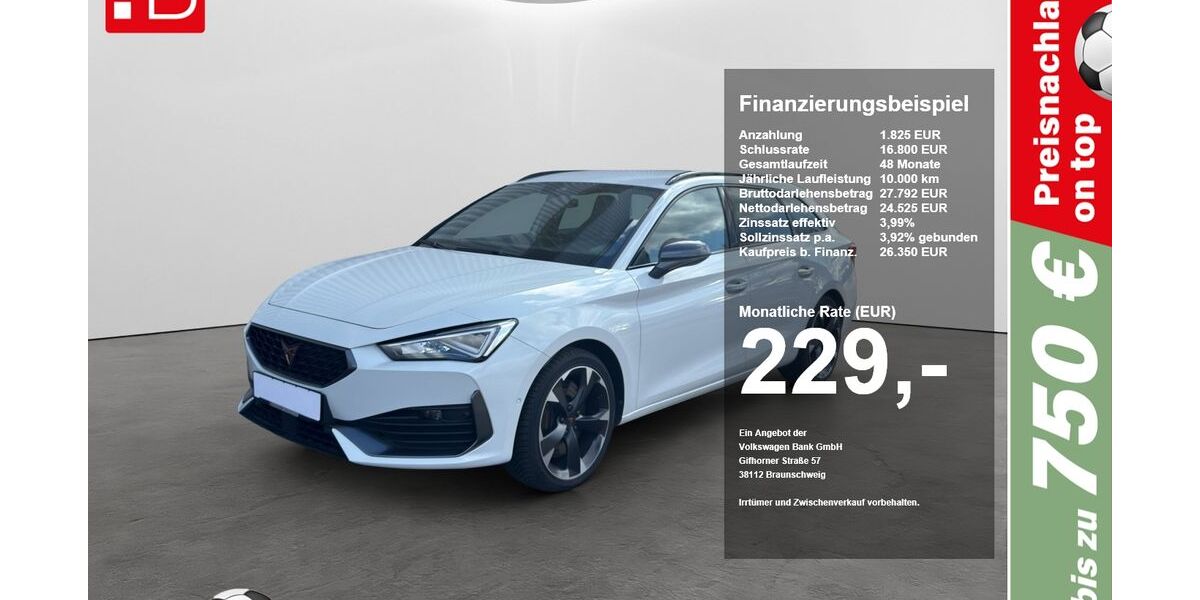 Cupra Leon 45.095 km 24.890 &euro; Regensburg 93055