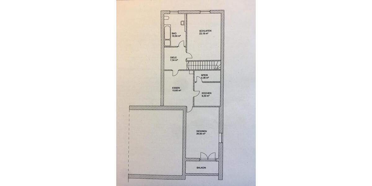 Etagenwohnung Abensberg - 3 Zimmer, 95 m&sup2;, 770&euro; | Angebot:25979096