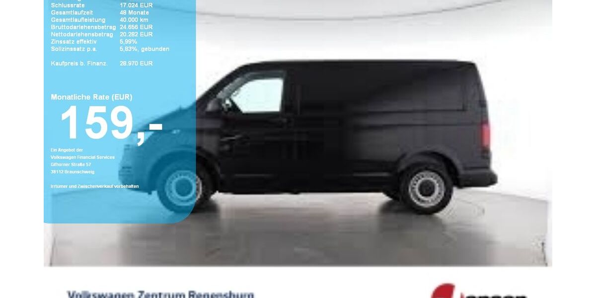 VW T6 Transporter 20.100 km 28.970 &euro; Regensburg 93053