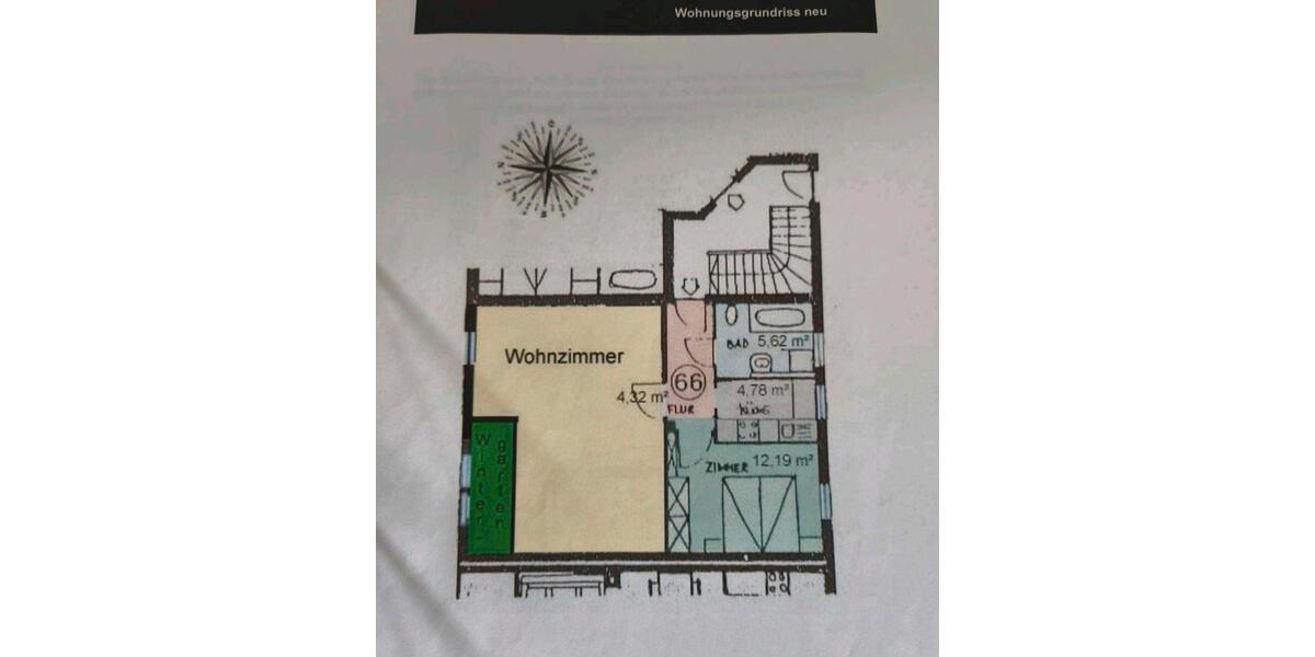 Etagenwohnung Neutraubling - 2 Zimmer, 62 m&sup2;, 250.000&euro; | Angebot:24662221