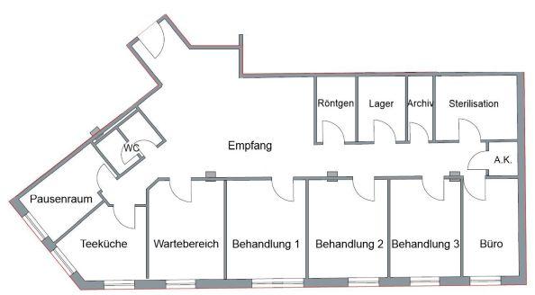 VB2848 Schöne und barrierefreie Praxis- oder Büroeinheit Regensburg - Nähe Hauptbahnhof zimmer