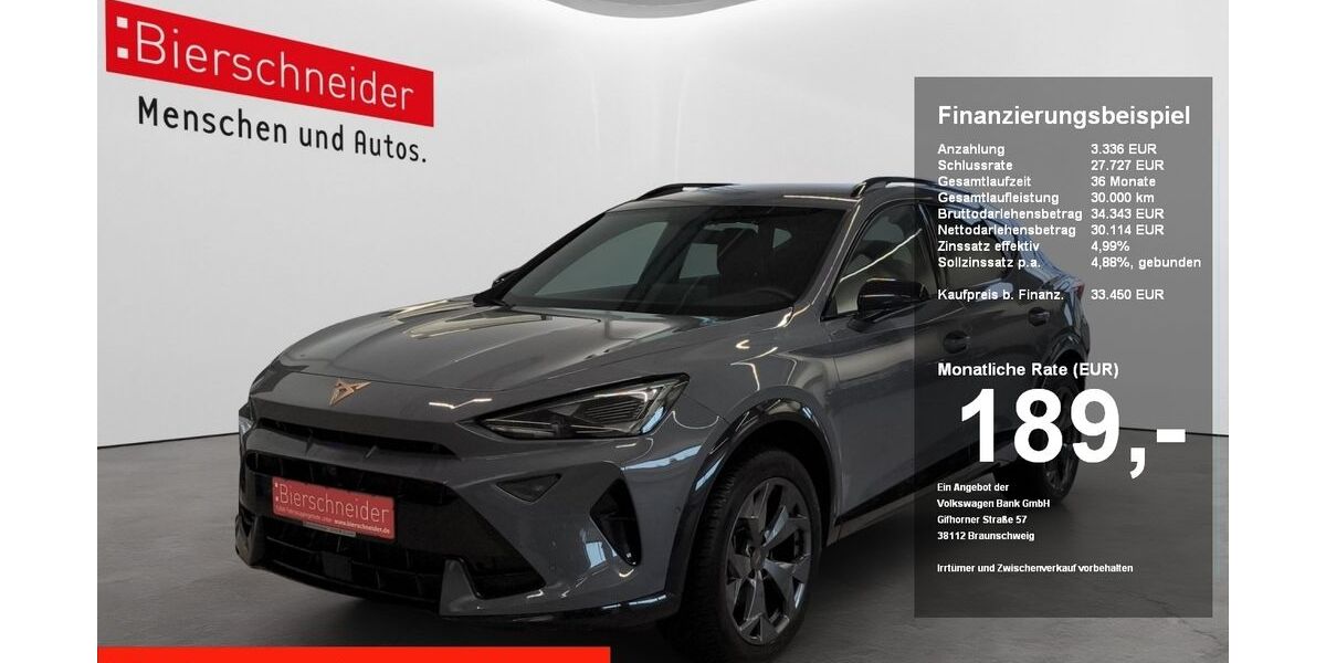 Cupra Formentor 17.560 km 33.450 &euro; Regensburg 93055