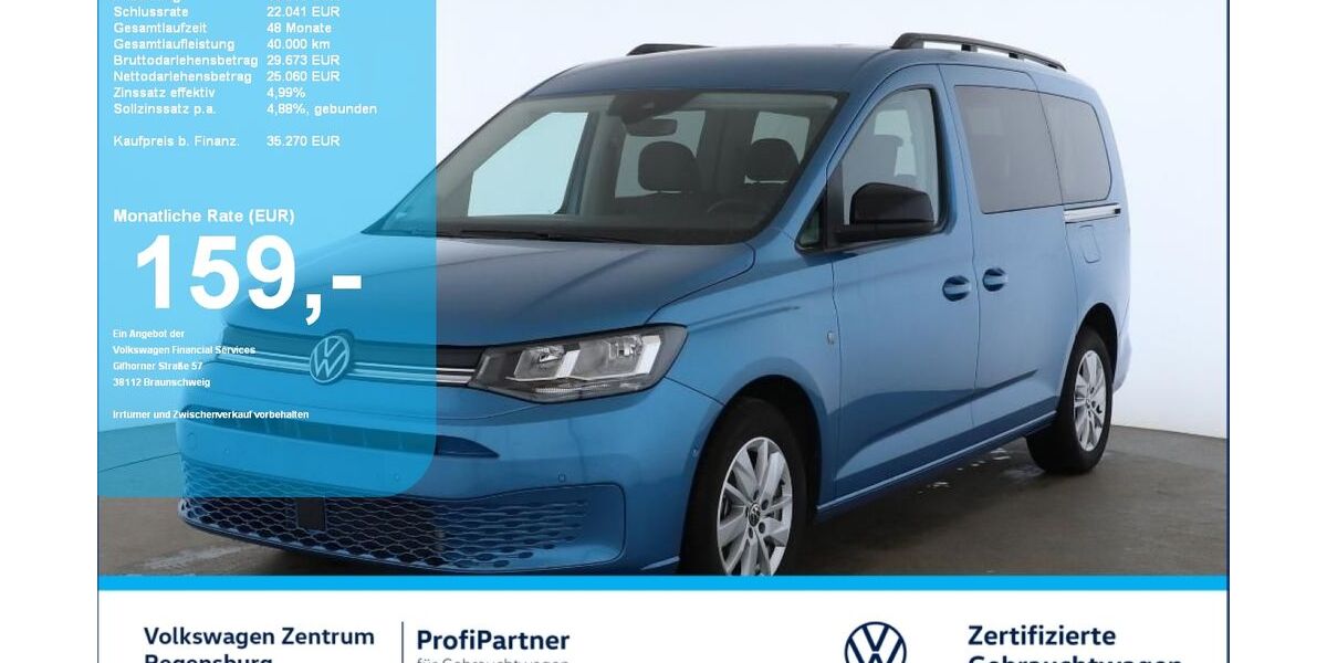 VW Caddy Maxi 9.300 km 35.270 &euro; Regensburg 93053