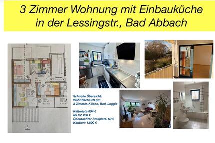 Wohnung Bad Abbach - 3 Zimmer, 69 m&sup2;, 1.144&euro; | Angebot:26327186