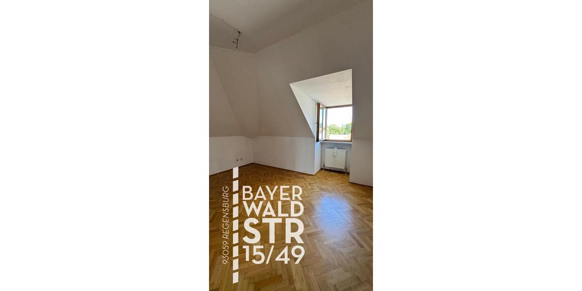 Dachgeschoßwohnung Regensburg Konradsiedlung - 2 Zimmer, 64 m&sup2;, 320.000&euro; | Angebot:26956356