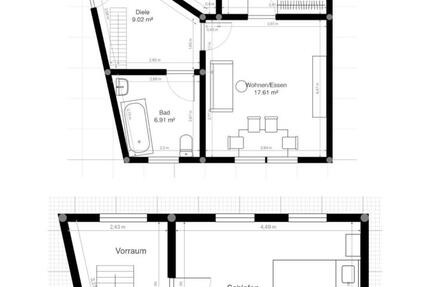 Wohnung Neutraubling - 3.5 Zimmer, 60 m&sup2;, 250.000&euro; | Angebot:25082536