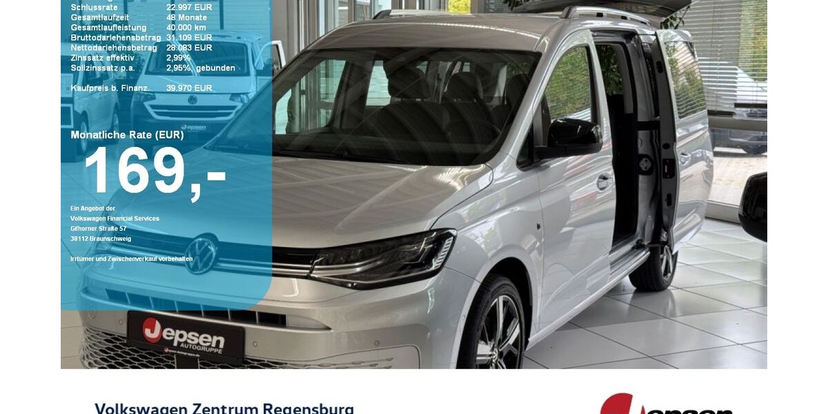 VW Caddy Maxi 1.666 km 38.970 &euro; Regensburg 93053