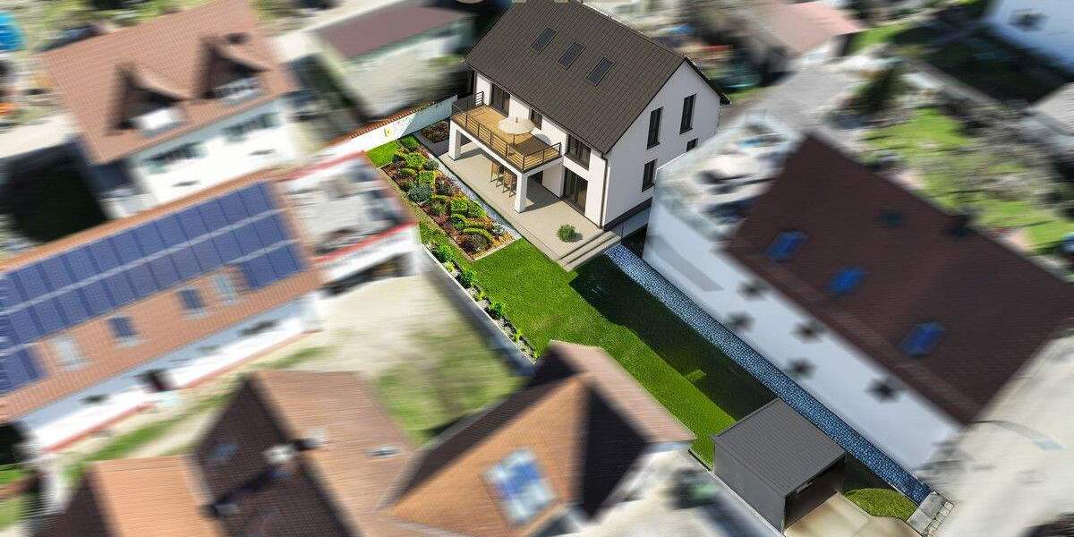 Ebenerdiges Grundstück in naturnaher Lage entlang des Regens zimmer