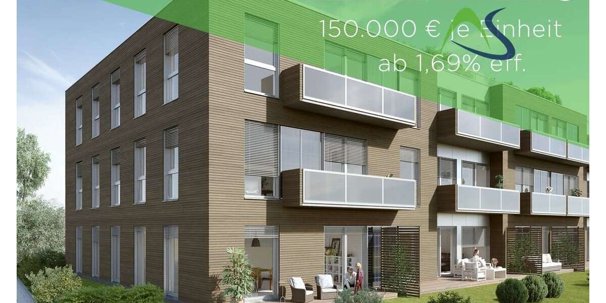 Etagenwohnung Pentling - 2.5 Zimmer, 64 m&sup2;, 397.000&euro; | Angebot:25962615