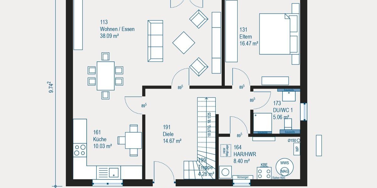 Modernes Eigenheim in familienfreundlicher Umgebung - Einfamilienhaus Barbing | Angebot:27302457