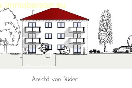 Große 4 - Zimmer-Whg WFL ca. 97 m² 2 Ki-Zi EG-Wohnung mit Terrasse 2-Kfz-Stellplätze inklusive für Eigenbezug oder Kap. Anlage geeignet.
